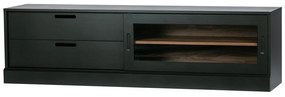 Масичка за телевизор от черен бор 180x50 cm James - WOOOD