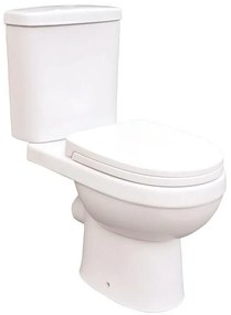 Моноблок ICC 6077P, седалка и капак, порцелан, бял гланц, 78x60x37см