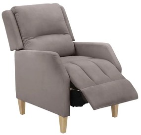 Сиво релаксиращо кресло Dina – Støraa