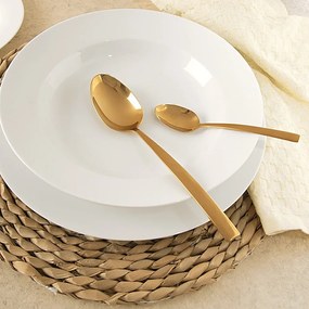 Прибори за хранене от неръждаема стомана в златист цвят 24 бр. Gold – Orion
