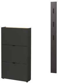 Антрацитен комплект за коридор 101x200x22 cm Ameca – Germania