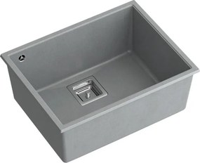 гранитна мивка DAVID 50 Grey  Metallic