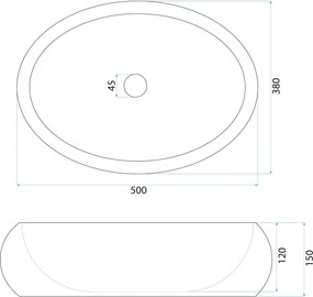 Умивалник за плот Mika Ivory