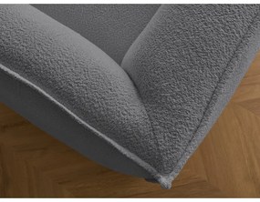 Тъмносив диван от прежда с примки от букле 242 cm Giorgia – Bobochic Paris