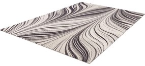 Кремаво-сив вълнен килим 200x300 cm Zebre - Agnella