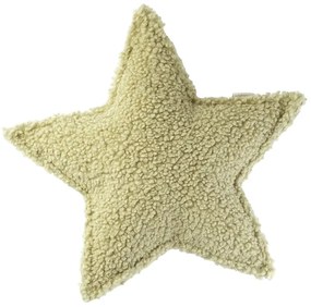 Зелена детска възглавница за диван от букле Star – Wigiwama