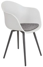 Сив пластмасов градински стол Zara – Garden Pleasure