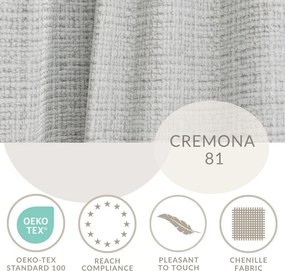 Светлосив шенилов ъглов диван (десен ъгъл/L форма) Kirou – Maison de Rêve