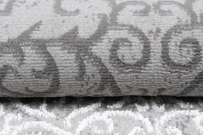 Ексклузивен сив килим с бяла ориенталска шарка Ширина: 120 см | Дължина: 170 см