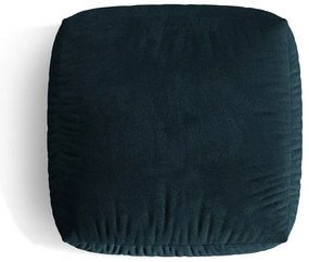 Тъмносиня кадифена модулна табуретка Martina – Micadoni