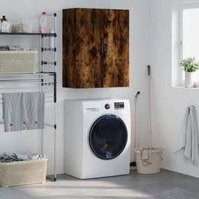 828425 vidaXL Стенен шкаф опушен дъб 69,5x34x90 см