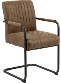 Кафяви трапезни столове в комплект от 2 броя Adele - Actona