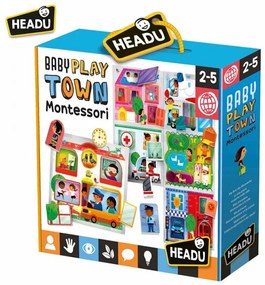 Образователен пъзел, Headu, Montessori Play Town