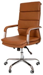 Директорски стол Royal Seat, Лумбарна опора, До 120 кг, Кафяв