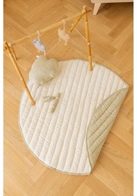 Зелено и кремаво детско килимче за игра Bamboo Leaf – Lorena Canals