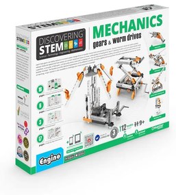 Engino Конструктор STEM Mechanics - Зъбни колела и валове