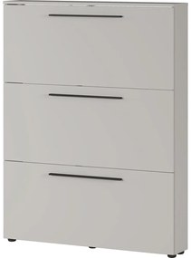 Сив и бежов шкаф за обувки с панти Utah - Germania