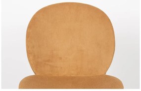 Жълти трапезни столове в цвят охра в комплект от 2 броя Bonnet - Zuiver