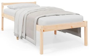 810579 vidaXL Легло за възрастни хора 90x190 см единично бор масив