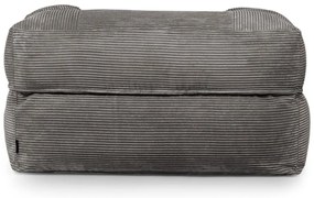 Тъмносив пуф от рипсено кадифе MooG – SLOWDOWN