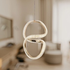 Висяща LED лампа G077-3CPR Gold