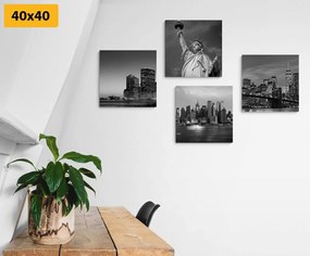 Комплект картини – Ню Йорк в черно-бяло