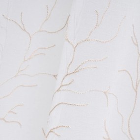 Бяло-бежова завеса 140x260 cm Coral – Casa Selección