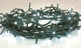 100 Коледа крушка LED с 8 програми-Cool бял (10) парчета