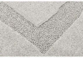 Светлосив вълнен килим 200x300 cm Morphic Rocca – Agnella