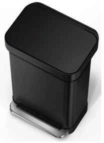 Стоманен кош за отпадъци с педали 45 л - simplehuman