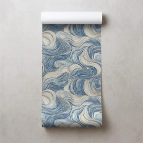 Фототапет – Сини вълни в движение