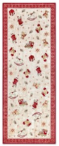 Червена пътека с коледен мотив със смес от памук 80x200 cm Toy's Delight Red Christmas – Villeroy&amp;Boch