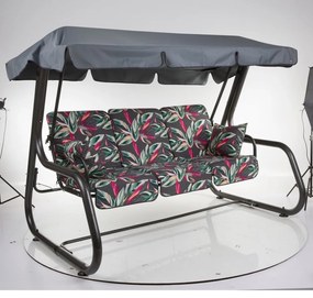 Тъмносива градинска люлка метална Rimini – Dajar