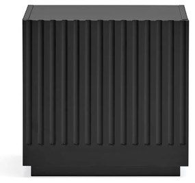 Черно нощно шкафче Doric - Teulat