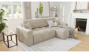 Бежов ъглов диван (променлив) Luki – Ropez