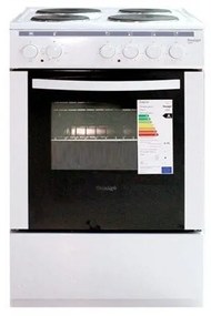 Готварска печка Snaige SEM 40, 4500W, 4 нагревателни зони, Енергиен клас А, Бял