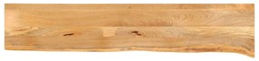 370472 vidaXL Плот за маса, жив ръб, 160x20x3,8 см, масивно дърво манго