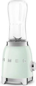 Блендер Smeg PBF01PGEU, 300W, 2x 600 мл, 20000-24000 об/мин, Противоплъзгаща основа, Без BPA, Неръждаема стомана, Пастелно зелен