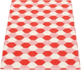Червен килим за открито и закрито 70x100 cm Dana Coral – Pappelina