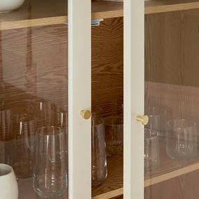 Шкаф с витрина atmosphera Bloomy, 4 врати, 180 cm, MDF