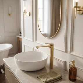 Смесител за мивка PREMIUM Rea Vision Brush Gold High