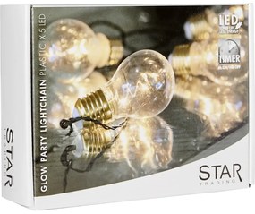 Бяла LED светлинна верига, дължина 1 м Glow - Star Trading