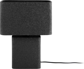 Черна метална настолна лампа (височина 33 cm) Boaz Recto – Leitmotiv