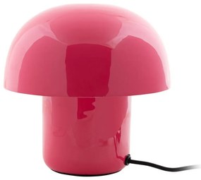 Розова настолна лампа с метален абажур (височина 20 cm) Fat Mushroom – Leitmotiv