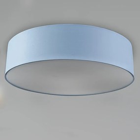 Таванна лампа синя 40 см с LED - Drum LED
