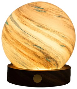 Кафява/в тъмно естествен цвят светлинна декорация с USB ø 8 cm Polar Cloud – Gingko