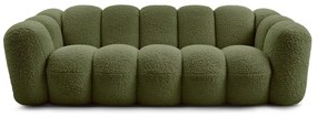 Зелен диван от прежда с примки от букле 232 cm Hippolyte – Bobochic Paris