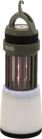 LED Преносима акумулаторна лампа с капан за насекоми LED/2W/1800mAh/3xAAA IPX4 зелена