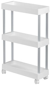 Бял пластмасов подвижен рафт 45x80 cm Mino - Wenko