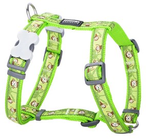 Каишка за Куче Red Dingo STYLE MONKEY LIME GREEN 45-66 cm 36-59 cm